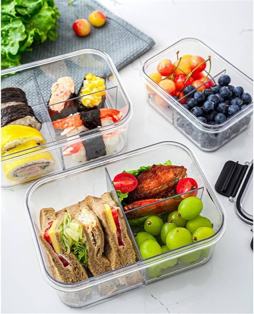 RASタッパー サイズL Amazon.co.jp: キッチン冷蔵庫タッパー、透明弁当箱長方形防湿